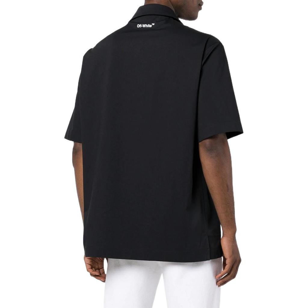 OFF WHITE Arrows Print Short Sleeve Shirt OMGA196C99FAB0041001