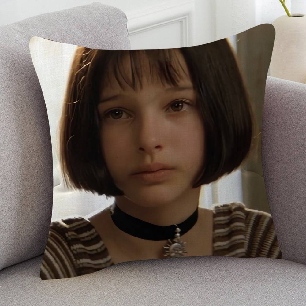 Movie Leon The Professional Cute Cartoon L Game Cushion Cover Pillowcase Upholstery Sofa Throw Pillow Home Decor Pillowcas