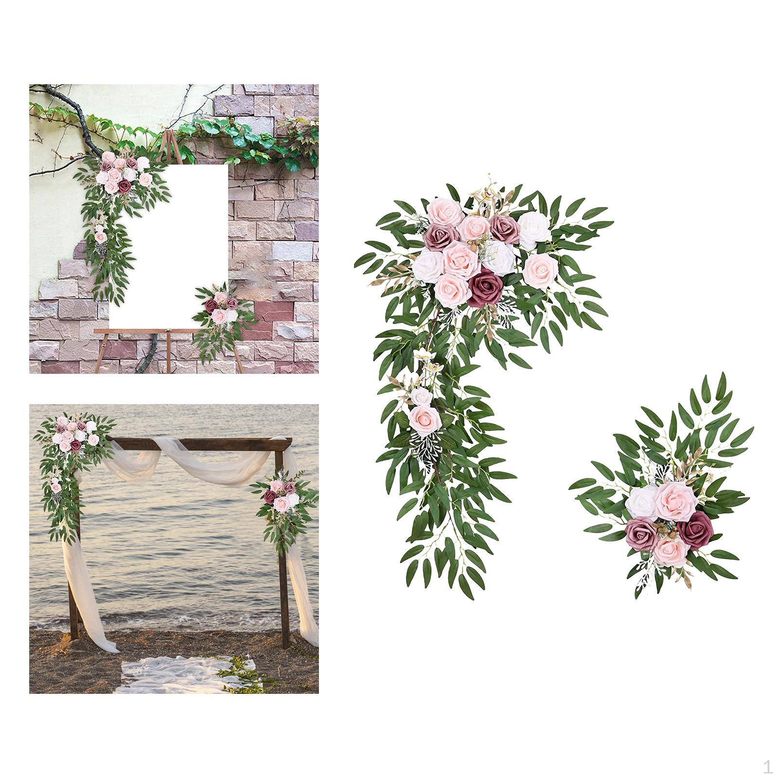 Arch Wedding Backdrop Home Decorations Pink