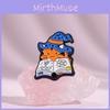 Adorable Cartoon Cat Design Brooch Unique Decorative Pin For Creative Fashion Enthusiasts