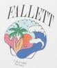 FALLETT Shell Beach Short Sleeve Tee White