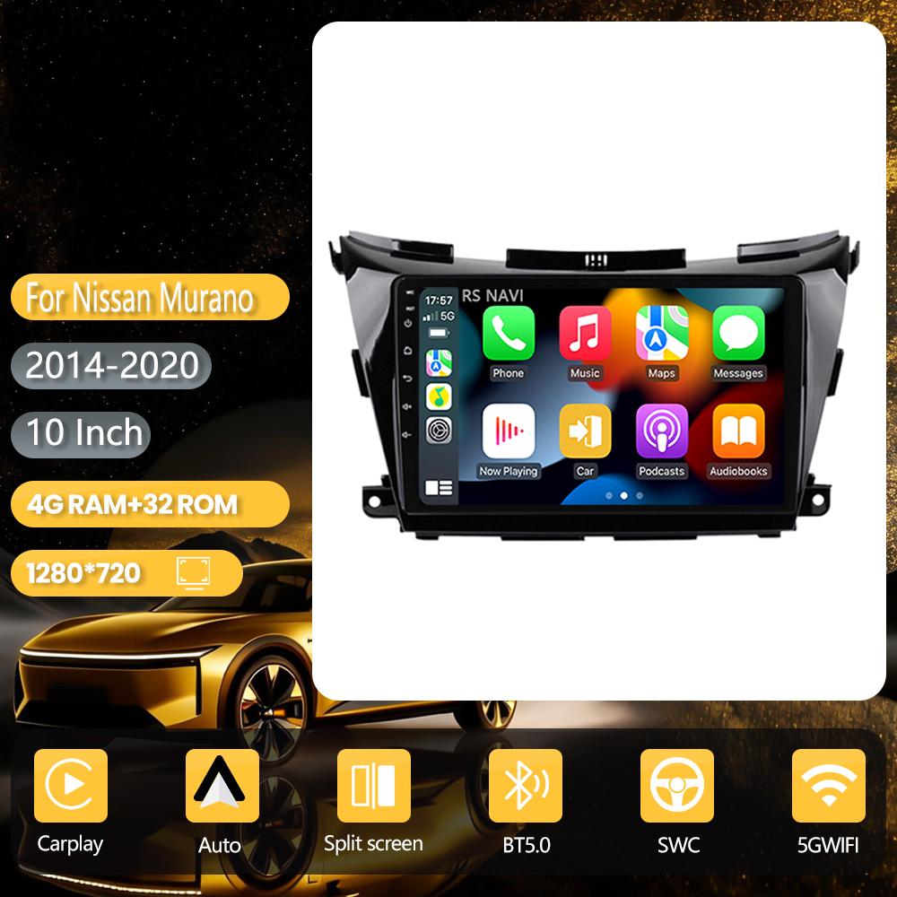Android 16 pour Nissan Murano 3 Z52 2014 - 2020, autoradio multimédia avec Carplay, lecteur vidéo, Plug and Play, Snapdragon sans fil