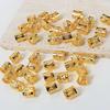 50pcs Metal Hollow Hair Rings, Beads Hair Braid Clips, Dreadlock Cuffs for Braiding, Hair Accessories Decoration
