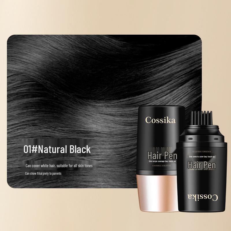 

BRH Натуральна рослинна ручка для підфарбовування сивини - М який, нешкідливий олівець для фарбування волосся