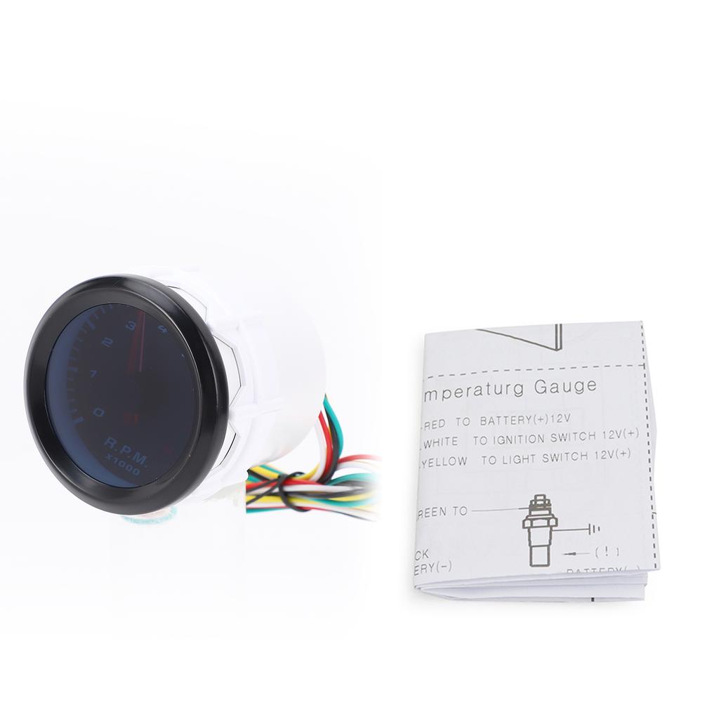 Tachometer for Car 8000 RPM Gauge Tachometer 55mm Diameter for 1 to 8 Cylinder Gas Powered Engine