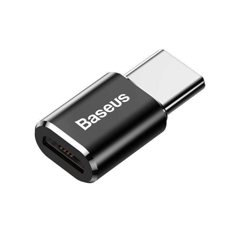 Adapter Baseus Micro Usb Do Usb Type-C - Czarny