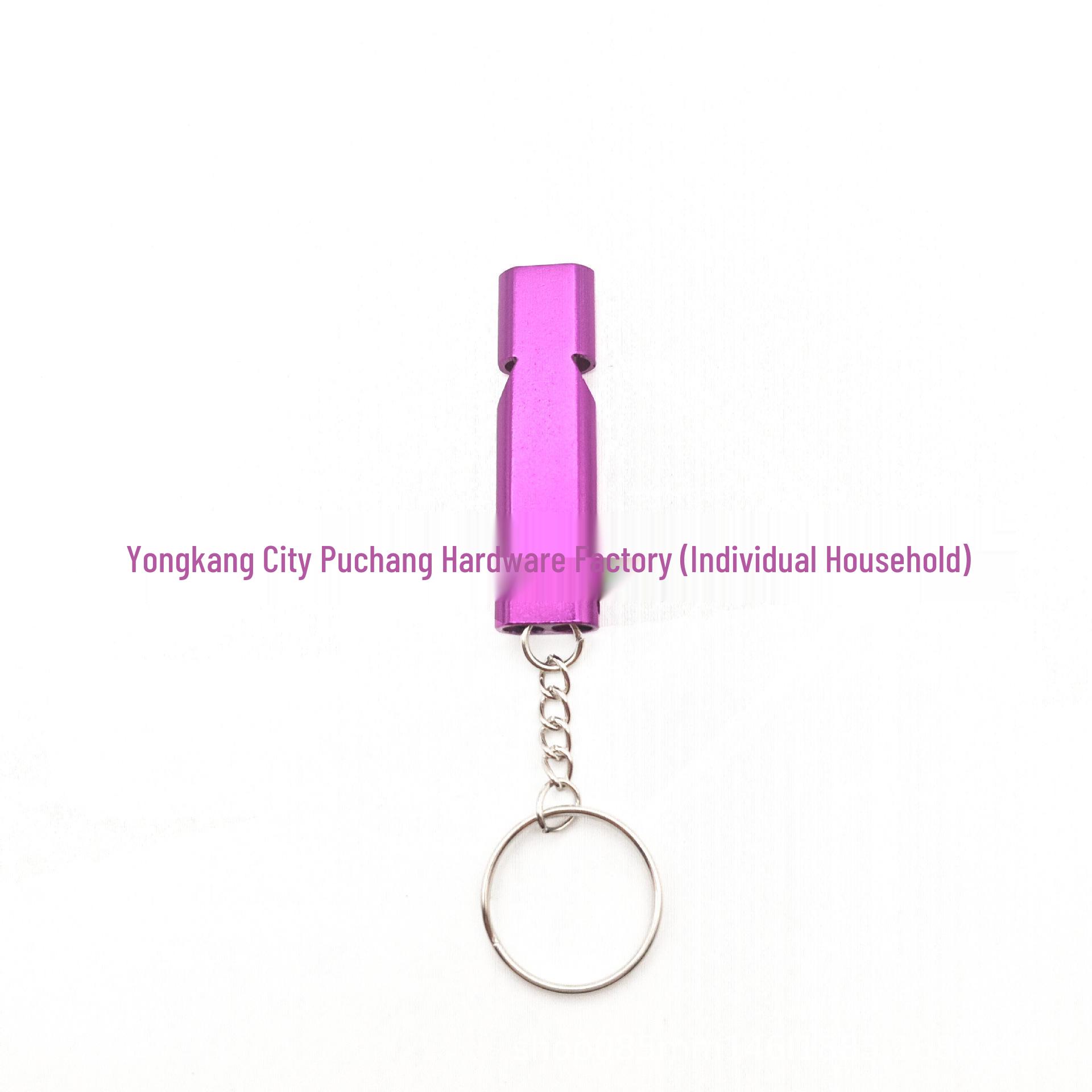 Dual-Frequency Aluminum Survival Whistle for Outdoor, Training, and Referee Use