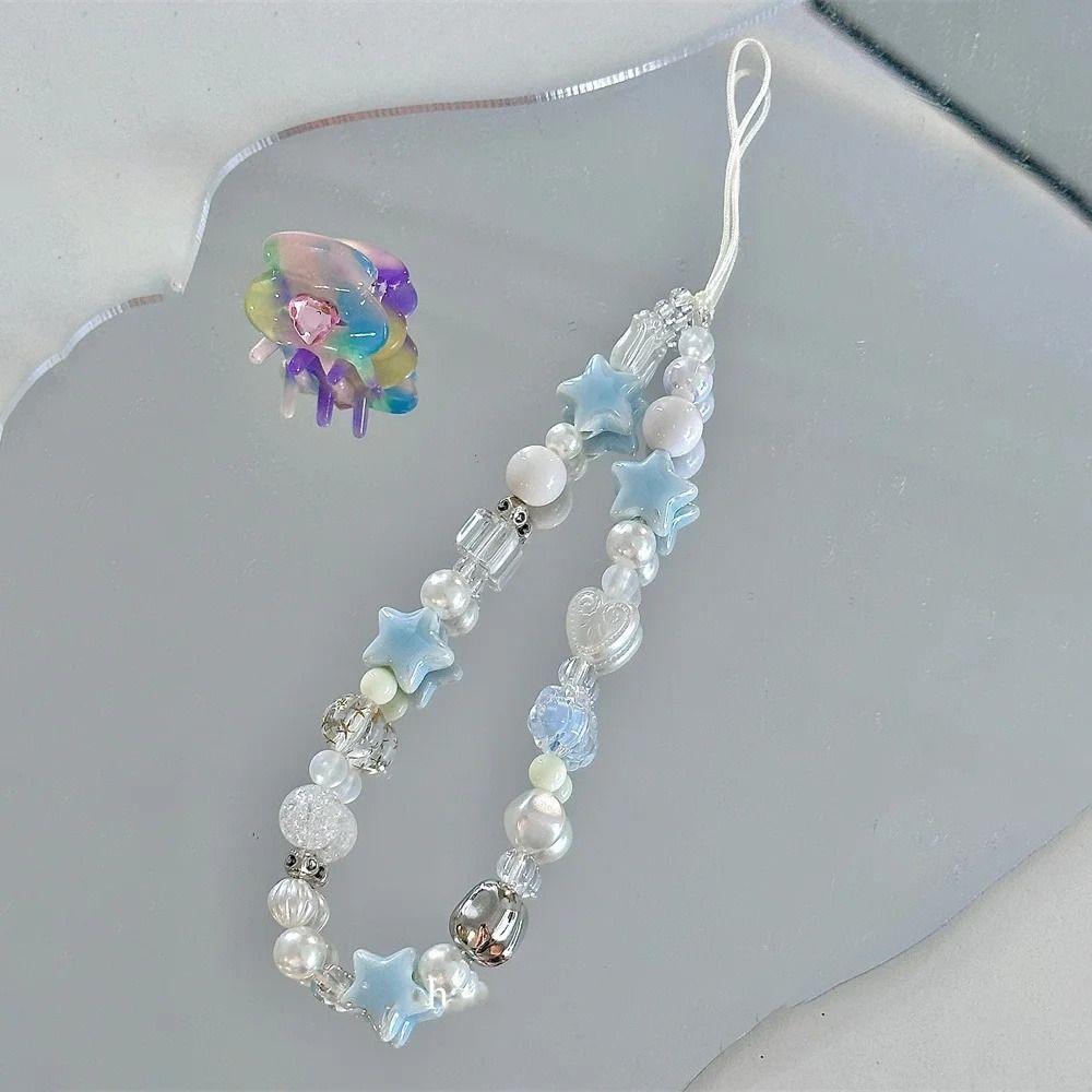 Phone Charms Phone Strap Hanging Cord Mobile Lanyard Beaded Phone Chain  Phone Pendant