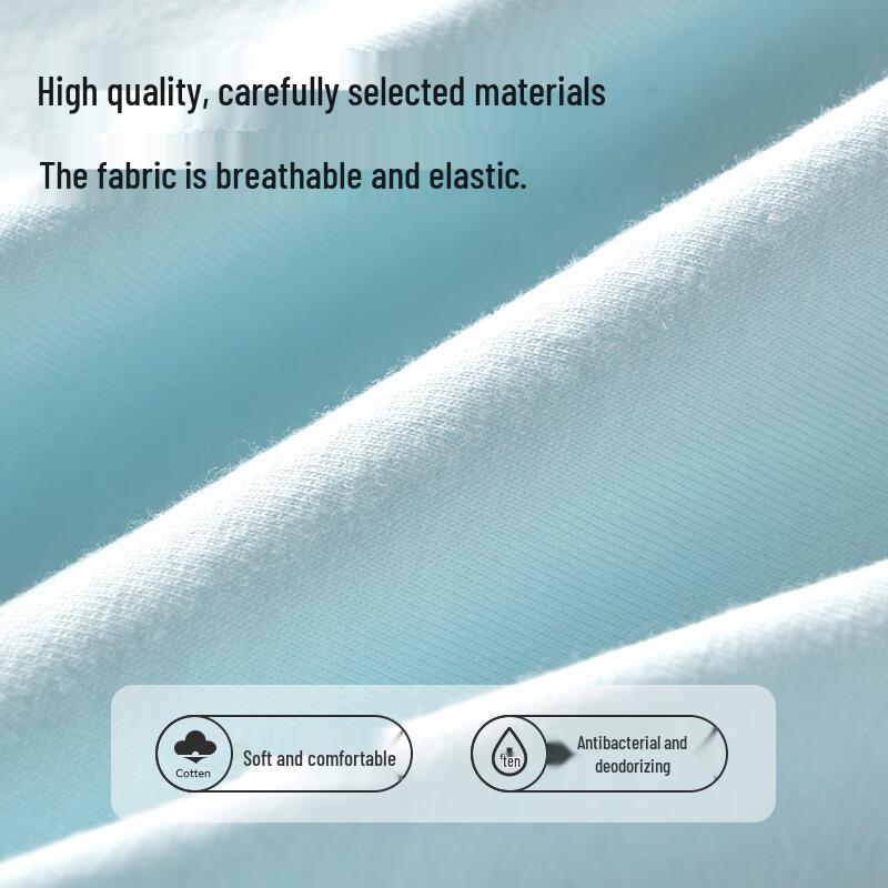 MiiOW Men's Antibacterial Pure Cotton Boxer Briefs (3-Pack)