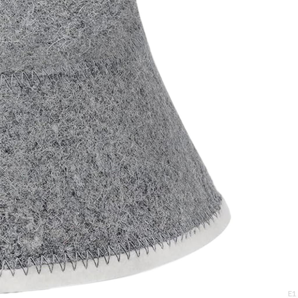 Saunahut für Männer und Frauen Hitzeschutz Wasserabsorbierend Vaporarium Russische Mütze Badezimmer SPA