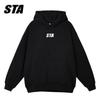Unisex Hooded Sweatshirt by STA, Trendy American Brand, Loose Fit, Available for Spring and Autumn.