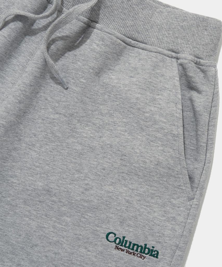 COLUMBIA UNIVERSITY Nyc Emb Terry Sweat Shorts Pants_Melange Gray