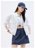Lightweight and relaxed short jacket for female actors, versatile and cool top for women