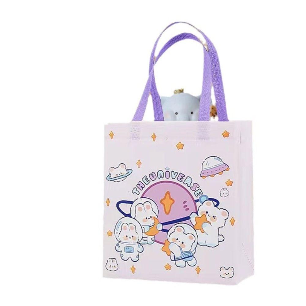 Non-Woven Non-woven Handbag Cartoon Shopping Bag Durable Children Tote Bag