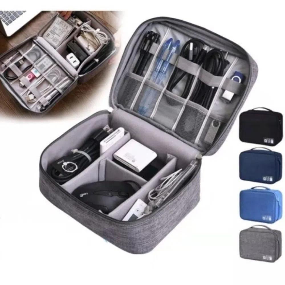 Dustproof Travel Electronic Storage Bag Portable Multifunctional Storage Case Cable Management