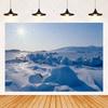 Arctic Glacier Photography Backdrop Supplies Winter Natural Scenery Ice Snow Background Party Decoration Banner Photo Shoot Prop1969