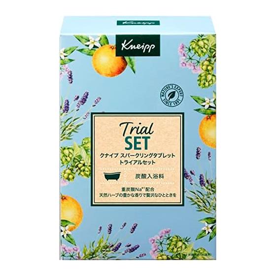 [Kneipp Official] Sparkling Tablet Trial Set 50g x 6 Tablets Carbonated Bath Fee Relax