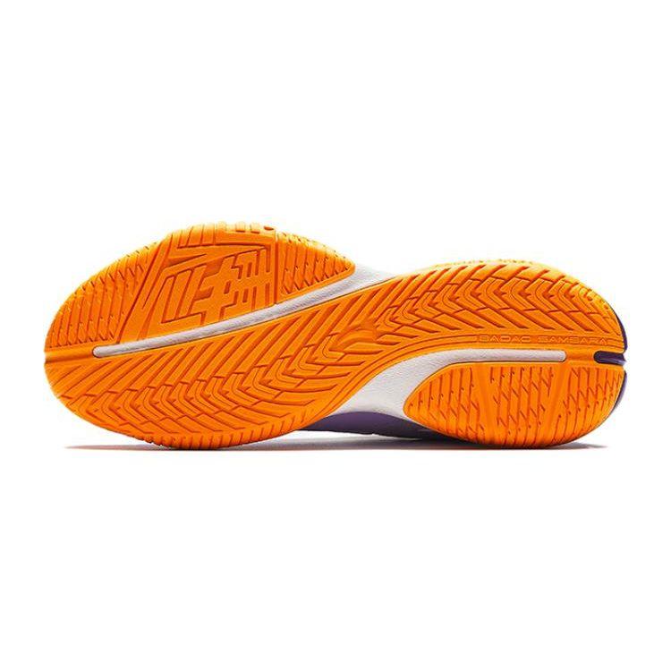 Anta Kids Low Top Basketball Shoes Kids Sneakers White Purple A312411104-2