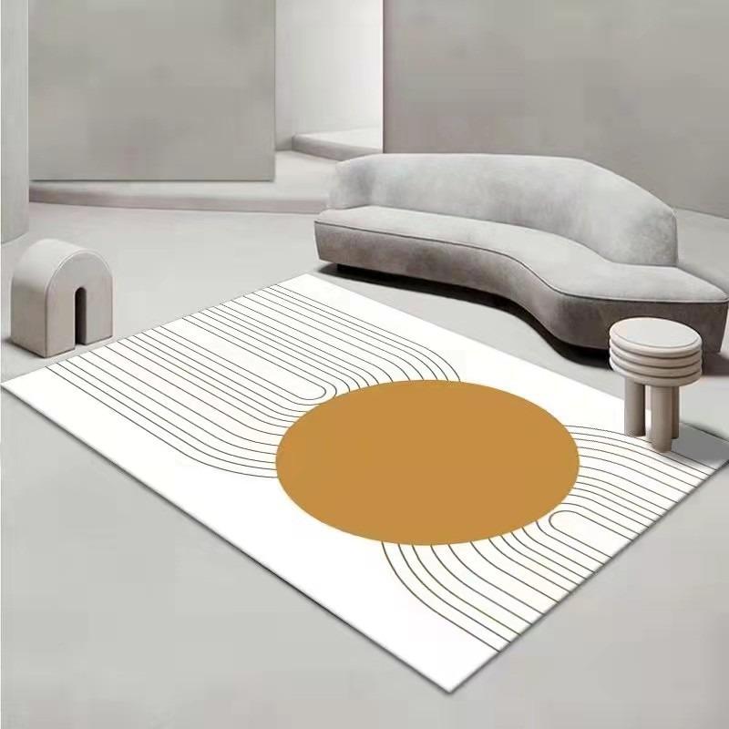 Nordic Style Simple Modern Art Carpet Living Room Sofa Bedroom Bedside Study Kitchen Entrance Door Rug Non-slip Home Decor Mat