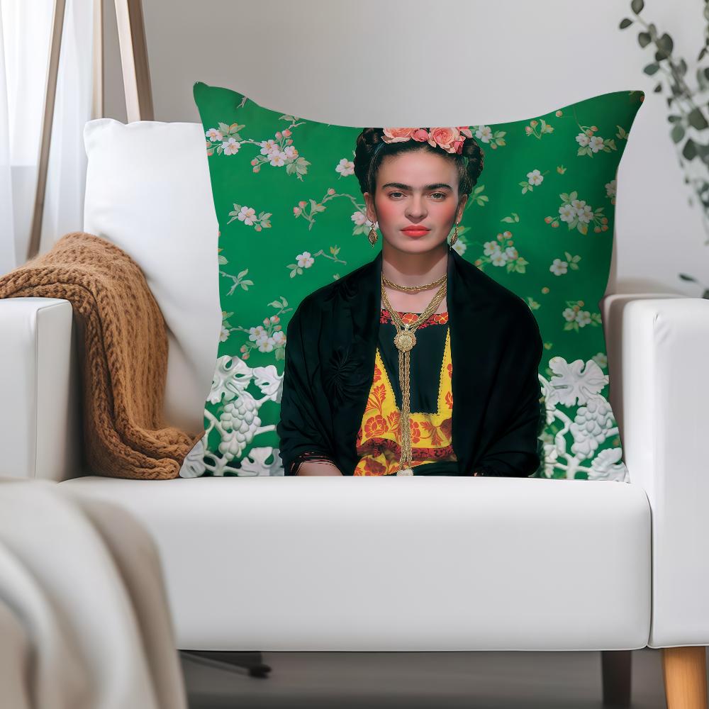Cartoon F-Frida ART K-kahlo Pillow Case Applicable Space For Guest Rooms Interiors Cars Office House Decoration