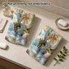 Fairy Watermill Felt Print Bath Towel, Quick Dry Soft Absorbent Bathroom Towel