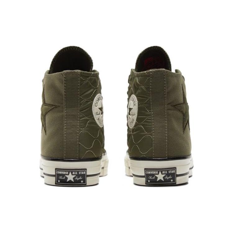 Converse Chuck Taylor All Star 1970s Comfortable Trendy Retro Casual Durable Lightweight High Top Canvas Shoes Unisex Sneakers Olive A04280C