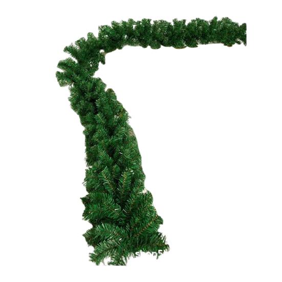 Christmas Norfolk Pine Garland Faux Pine Greenery Garland with Pine Cone Glitter Balls Red Berries for Mantel Staircase Holiday Decor