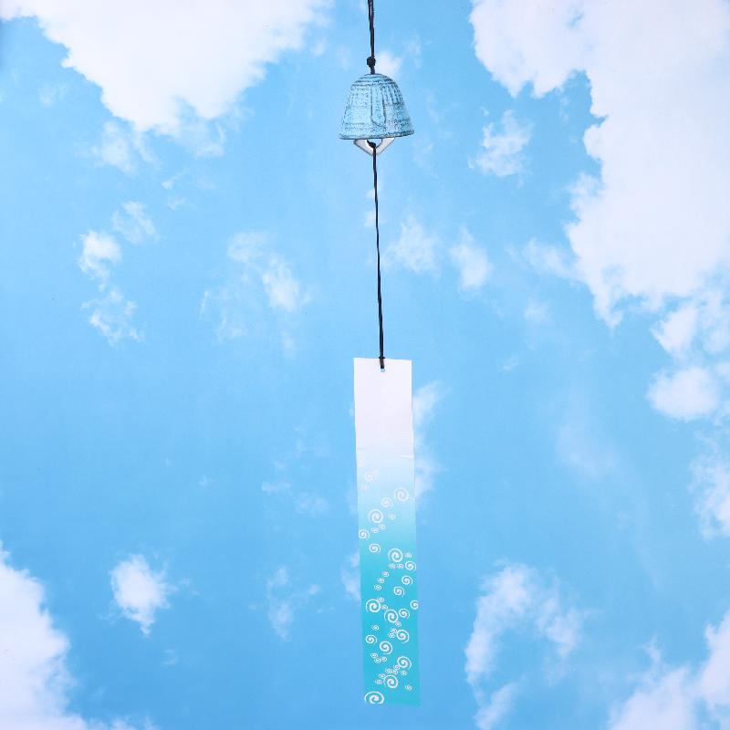 Creative Cast Iron Wind Chime Hanging Decoration Metal Retro Hanging Leaf Bell Balcony Outdoor Garden Hanging Decoration