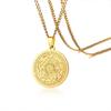 Seven Archangels Sigil Charm Pendant Stainless Steel Magic Amulet Protection Rune Supernatural Faith Man Silver Necklace Boyfriend Gift