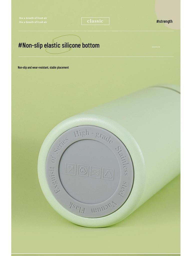 316 Stainless Steel Portable Insulated Cup: Fresh Artistic Design, Compact Pocket Size, Perfect for Students