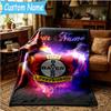 Custom Name Bayer Leverkusen Crest Blanket Bedding Blanket for Women Men, Soft Throw Blankets for Couch,Bed, Picnic, Christmas Gifts