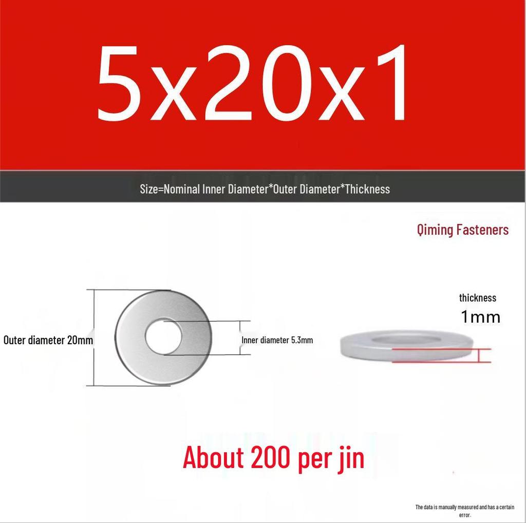 4.8 Grade Galvanized Iron Flat Washer M3-M40 Oversized Metal Screw Gasket Washer