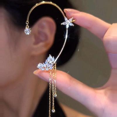 Butterfly Ear Hanging Clip-On Earrings, Adorable And Stylish, Perfect for Everyday Use