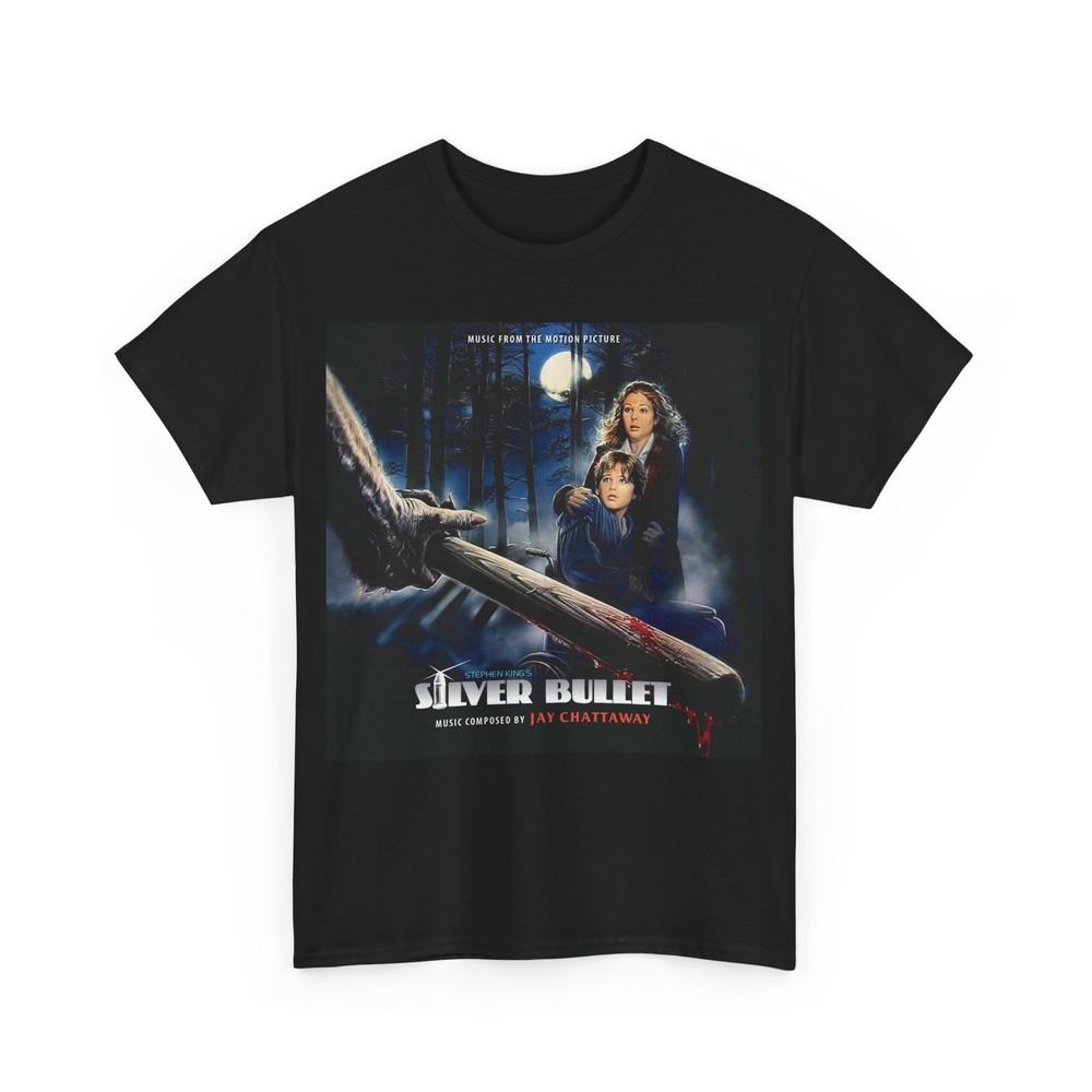 Silver Bullet Soundtrack TShirt Werewolf Horror Movie Shirt Silver Bullet Tee Unisex T-Shirt S