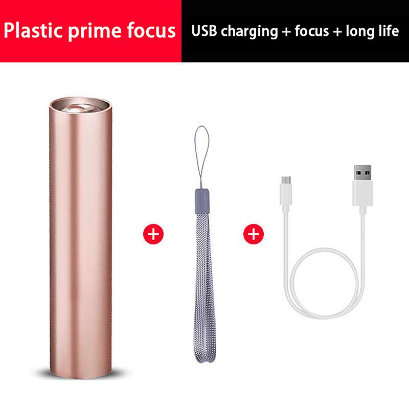 Led Strong Light Flashlight Rechargeable Multi-Purpose Long-Distance Shooting Portable Super Bright Household Small Mini Portabl