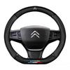 Stilvolle Echtleder-Lenkradabdeckung für Citroen Versailles C5 XC6 C3-XR und C5 AIRCROSS