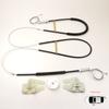 BWR282 Window Regulator Repair Kit Front Left Door for BMW 3 Series E46 1998-2001 4/5 Door Pre-Facelift 51337020659