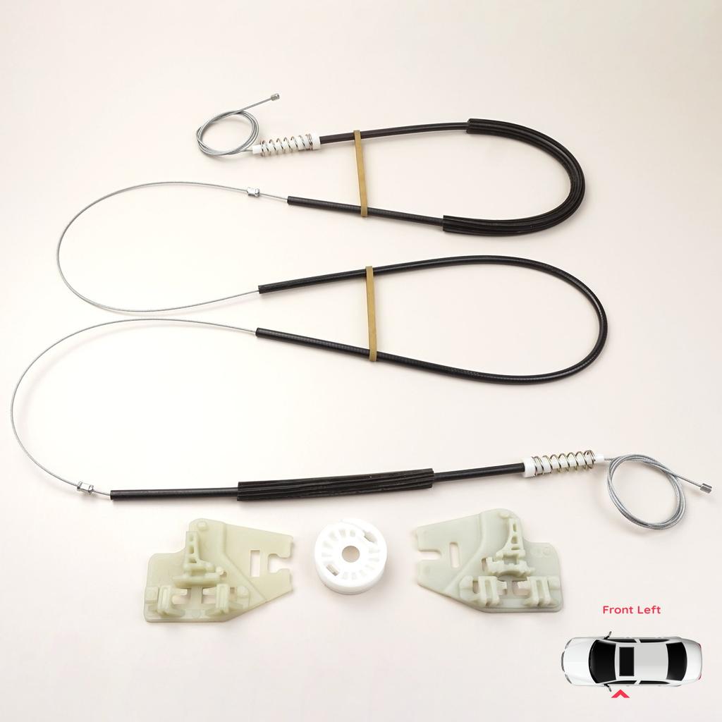 EWR282 Window Regulator Repair Kit Front Left Door for BMW 3 Series E46 1998-2001 4/5 Door Pre-Facelift 51337020659