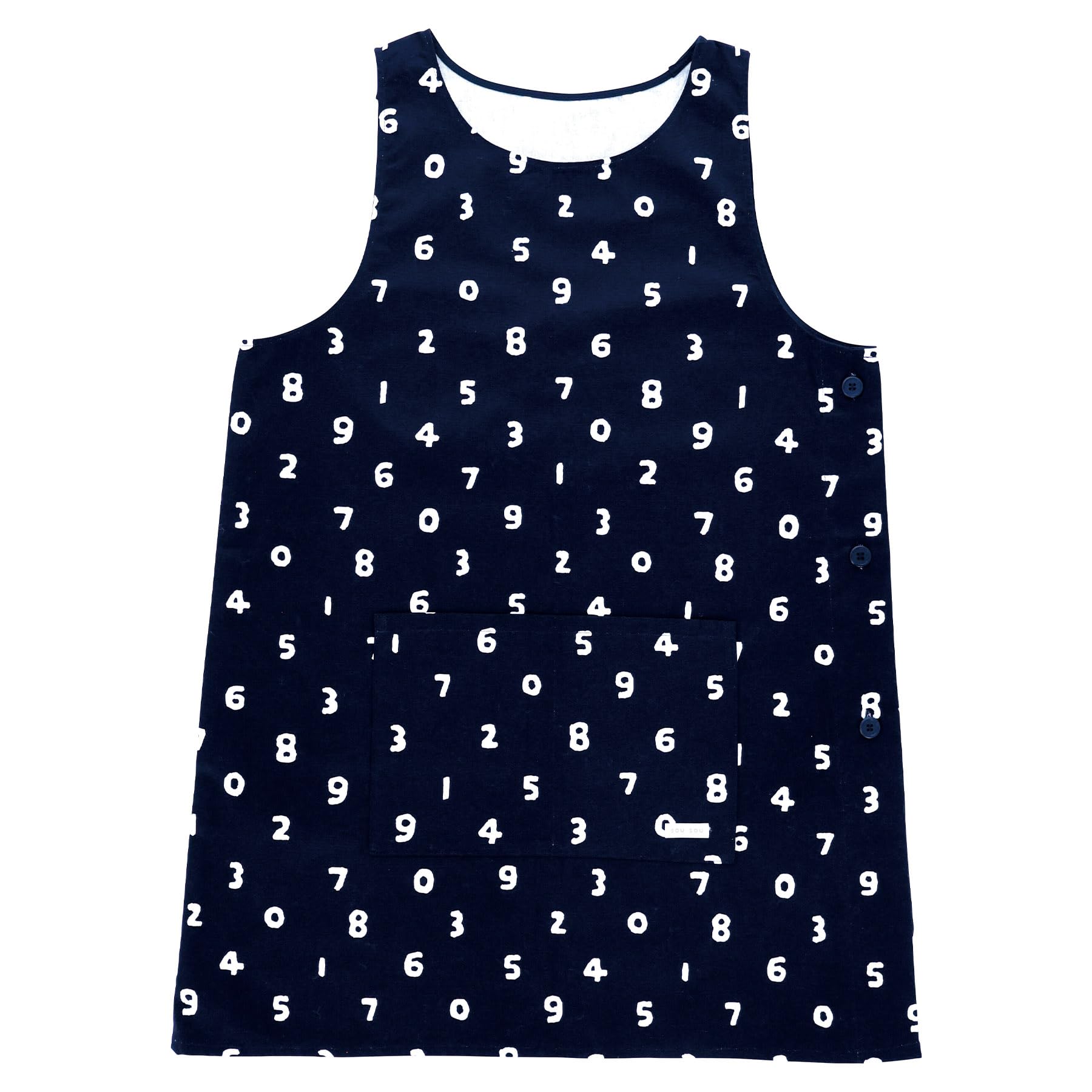 

apron 05 Wet feather color H84 x W61cm [Marushin] Orchid-shaped SO-SU-U Approx.