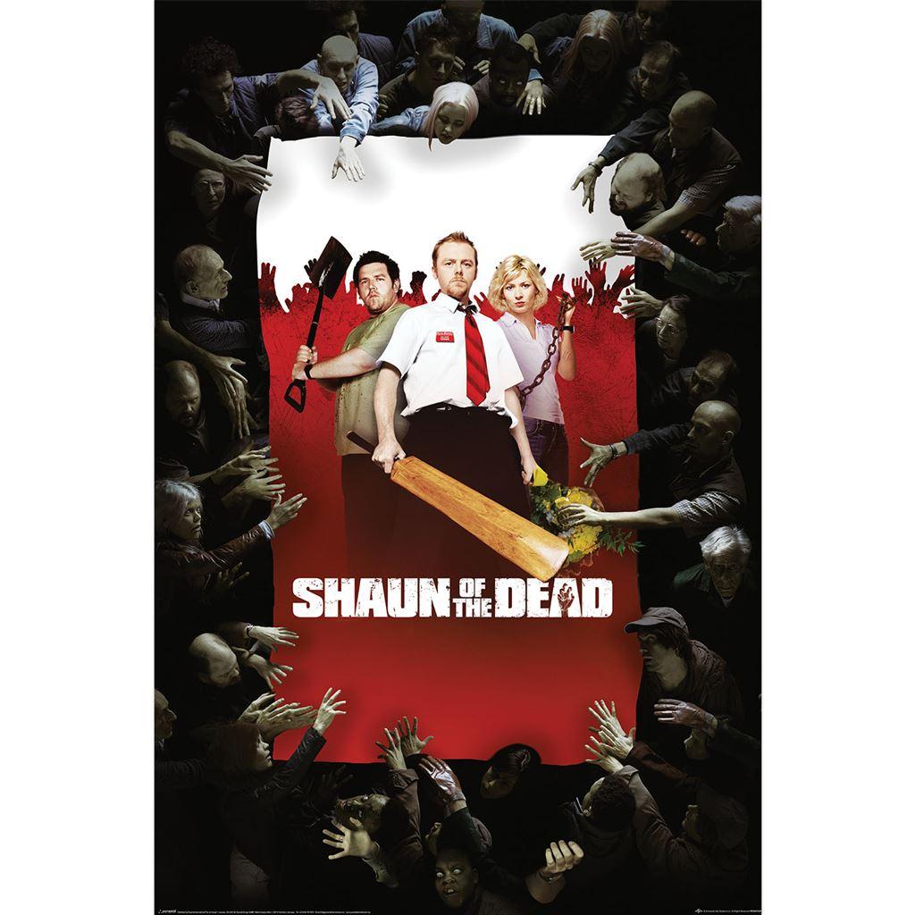 Shaun Of The Dead Key Art Maxi Poster