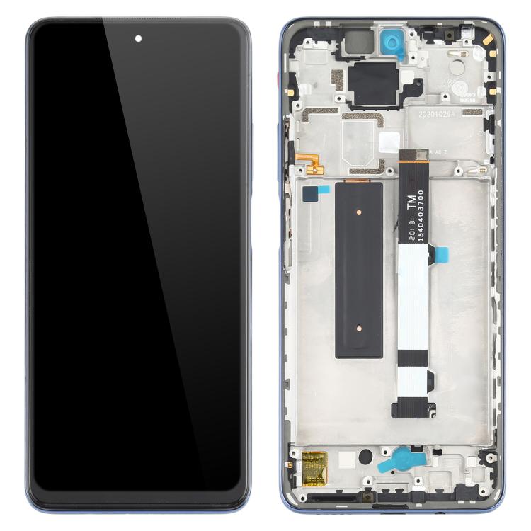 

Grade B LCD Screen and Digitizer Assembly+Frame Replacement (without Logo) for Xiaomi Redmi Note 9 Pro 5G/Mi 10T Lite 5G M2007J17C/M2007J17G Grey