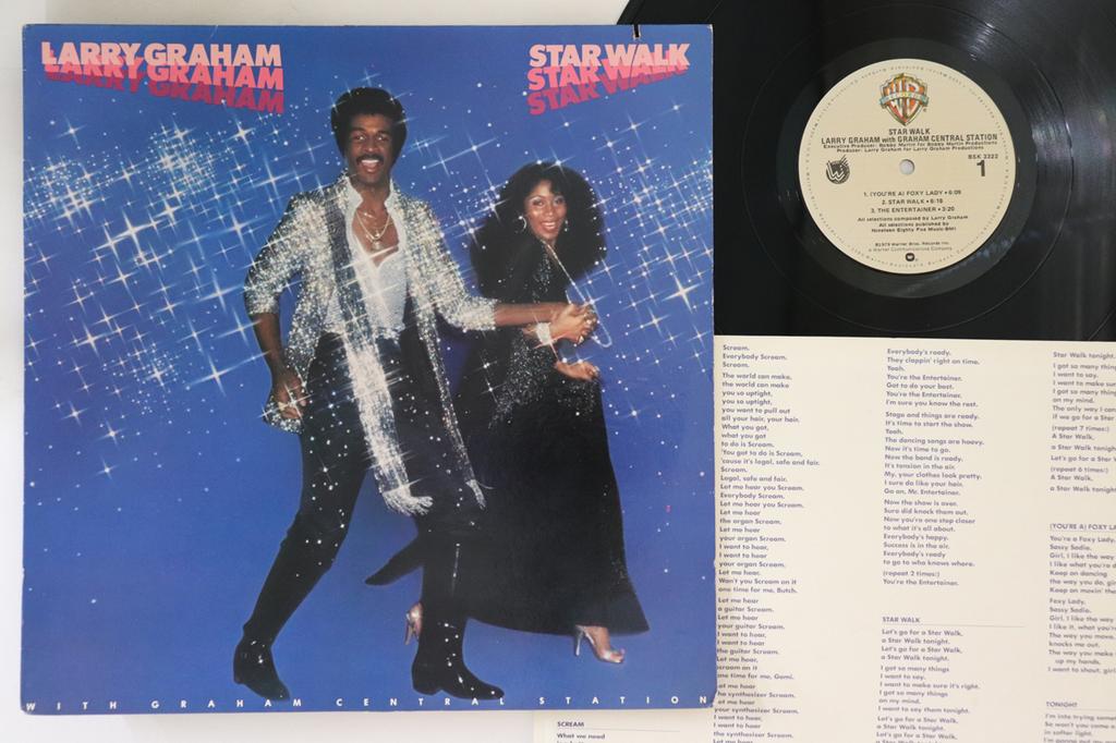 LP Record LARRY GRAHAM, GRAHAM CENTRAL STATIO - Star Walk BSK3322 WARNER BROS 1979 US Soul/Funk Used