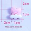 Pink Mini Clouds Glossy Resin Accessories - DIY Cream Glue for Phone Cases, Water Cups, Nail Art, and Earrings