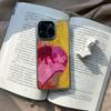 Stepping Cat Is Suitable for Apple iPhone16/17Pro Mobile Phone Case 14 Matte Pc15 Electroplating 12 Oil Paintings 13 Sets