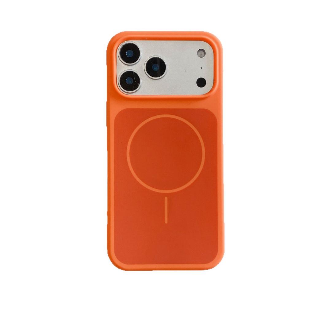 Applicable To Apple 17ProMax Official Liquid Thin Ring Magnetic Mobile Phone Case iPhone16 Silicone Anti-drop Protective Case