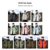JEANSWEST Men's 3-in-1 Fleece Lined Hooded Outdoor Jacket