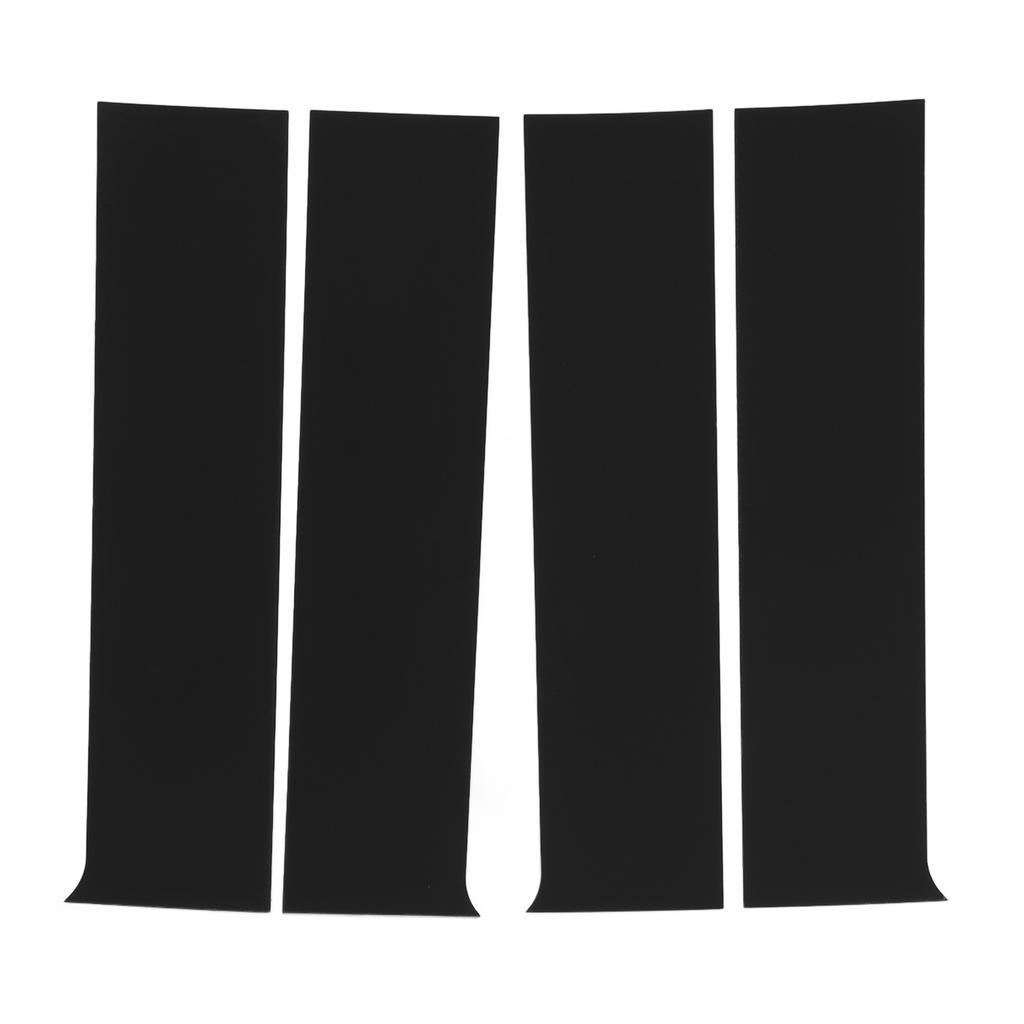 4pcs Pillar Post Trim High Strength PC Gloss Black Door Window Pillar Cover for 1500 2500 HD 3500 HD 2014 2018