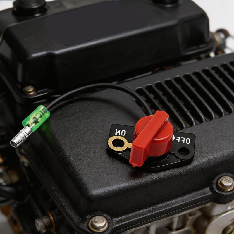 Reliable ABS Shut Off Switches Replacement Part Suitable For Robin EY20 For Long Lastingly Performances Easy To Mount