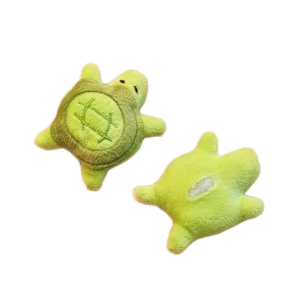 Cute Turtle Plush Pendant Keychain - Cartoon Backpack Charm & Small Gift for Kids