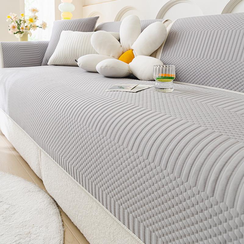 Ice Silk Sofa Cushion Summer Mat  New Leather Sofa Seat Cushion Summer Non-Slip Sofa Cover Cloth Towel